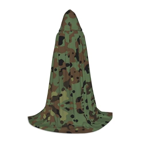 ZDFHKYDY Verstellbarer Jugendumhang mit Camouflage-Druck, Jugendumhang für Festivals und Bühne, leichte Kapuzenbekleidung, Größe L ZDFHKYDY Verstellbarer Jugendumhang mit Camouflage-Druck, Jugendumhang für Festivals und Bühne, leichte Kapuzenbekleidung, Größe L von ZDFHKYDY