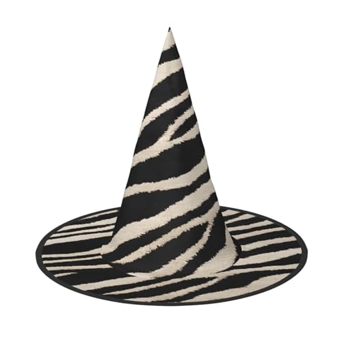 ZDFHKYDY Zebra Animal Print Full Coverage Halloween Hut - Einzigartiger Oxford-Tuch Kostüm Hut für Erwachsene mit auffälligen Mustern, für Festivals & Mottopartys ZDFHKYDY Zebra Animal Print Full Coverage Halloween Hut - Einzigartiger Oxford-Tuch Kostüm Hut für Erwachsene mit auffälligen Mustern, für Festivals & Mottopartys von ZDFHKYDY