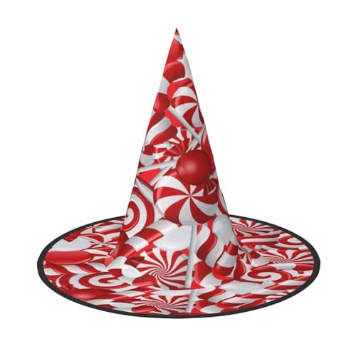 ZDFHKYDY Zuckerstangen – Druck voller Abdeckung Halloween Hut – Einzigartiger Oxford-Tuch Kostüm Hut für Erwachsene mit auffälligen Mustern, für Festivals & Motto-Partys ZDFHKYDY Zuckerstangen – Druck voller Abdeckung Halloween Hut – Einzigartiger Oxford-Tuch Kostüm Hut für Erwachsene mit auffälligen Mustern, für Festivals & Motto-Partys von ZDFHKYDY