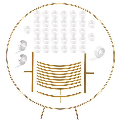 1.5M Metall Luftballon Bogen Kit,Ballonbogen Rund Gold,Ballon Kreis Rahmen Kit,Ballon Girlanden Halter,Hochzeitsbogen Rund,Ballonsäulenständer Set,Balloon Arch Kit.Ballonbogen Metall 1.5M Metall Luftballon Bogen Kit,Ballonbogen Rund Gold,Ballon Kreis Rahmen Kit,Ballon Girlanden Halter,Hochzeitsbogen Rund,Ballonsäulenständer Set,Balloon Arch Kit.Ballonbogen Metall von ZDQC