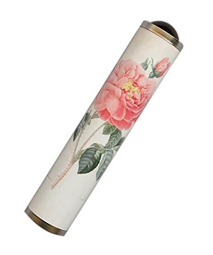 ZEALMAX Klassische handgemachte echte Szene Kaleidoskop Spielzeug Magic Kaleidoskop Geburtstagsgeschenk für Kinder und Erwachsene, Blumenmuster von ZEALMAX