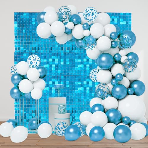 Schimmernder Wandhintergrund, quadratisch, seeblau, Pailletten-Hintergründe, Glitzer-Wandhintergrund für Geburtstage, Hochzeiten, Abschlussfeiern, Verlobungen, Babypartys Schimmernder Wandhintergrund, quadratisch, seeblau, Pailletten-Hintergründe, Glitzer-Wandhintergrund für Geburtstage, Hochzeiten, Abschlussfeiern, Verlobungen, Babypartys von ZEBMOON