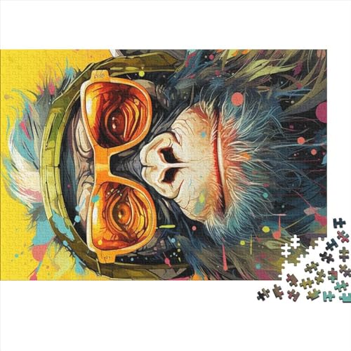 Art Gorilla Gifts 1000-teiliges Puzzle für Erwachsene – Holzpuzzles – Entspannungspuzzlespiele – Denksport-Puzzle 1000 Teile (75 x 50 cm) von ZEBWAY