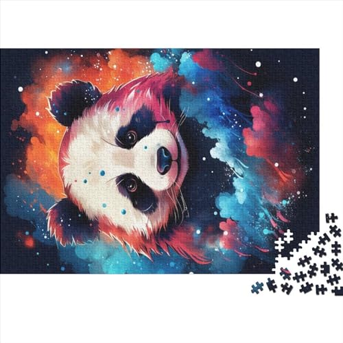 Art Panda Tiere Puzzle 1000 Teile für Erwachsene Puzzle Lernspiele 1000 Teile (75x50cm) von ZEBWAY