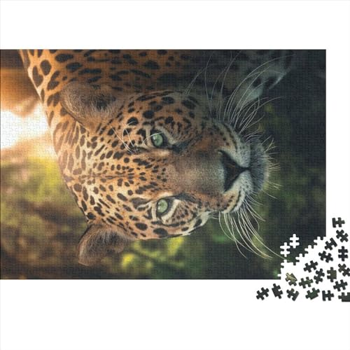 Der Amazonas-Leopard, Puzzle für Erwachsene, 1000 Teile, Spielzeug, Familienpuzzlespiele, Geburtstagsgeschenke, Puzzle für Jungen und Mädchen, 1000 Teile (75 x 50 cm) von ZEBWAY
