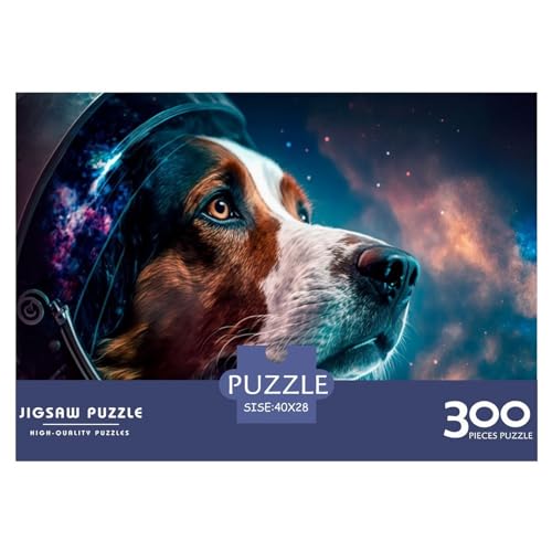 Schönes Hundepuzzle für Erwachsene, 300-teiliges Spielzeug, Familienpuzzlespiele, Geburtstagsgeschenke, Puzzle für Jungen und Mädchen, 300 Teile (40 x 28 cm) von ZEBWAY