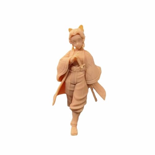 ZEDACAKAI 1/24 Figur Anime mit Schwert, männliches Samurai-Mädchen, Samurai-Modell-Kostüme, Miniatur-Szene GK Need to Be Colored by Yourself-Nr. 9 von ZEDACAKAI