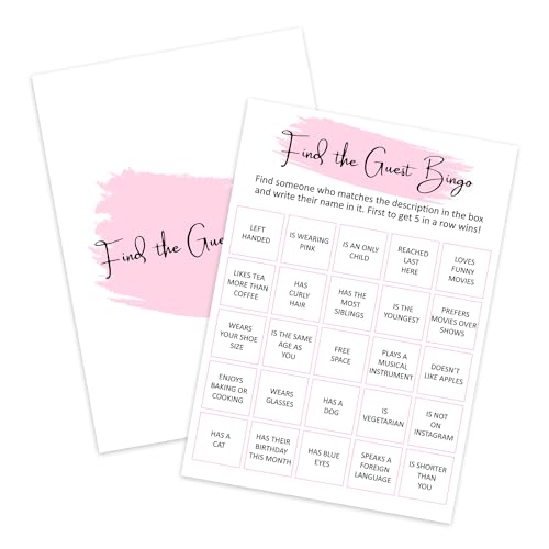 ZEDEV Geburtstagsparty-Bingo-Spiel – Finden Sie den Gast-Bingo, Geburtstagsparty-Aktivitätsgeschenk, Set mit 20 Spielkarten, Geburtstagszubehör, Aktivität, Dekorationen - B05 ZEDEV Geburtstagsparty-Bingo-Spiel – Finden Sie den Gast-Bingo, Geburtstagsparty-Aktivitätsgeschenk, Set mit 20 Spielkarten, Geburtstagszubehör, Aktivität, Dekorationen - B05 von ZEDEV
