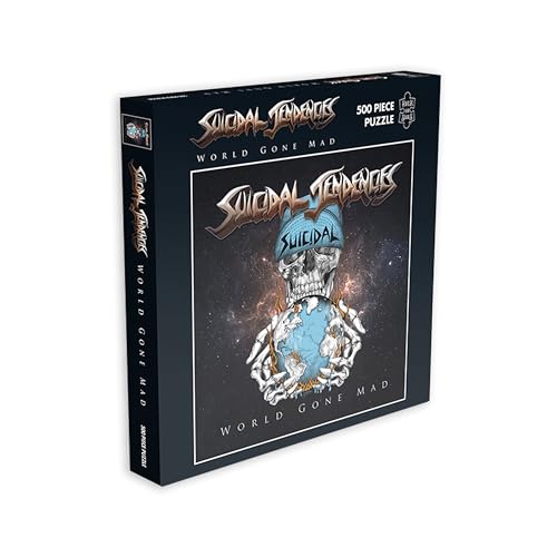Zee Productions Suicidal Tendencies Jigsaw Puzzle World Gone Mad Cover Nue offiziell 500 Piece von ZEE PRODUCTIONS