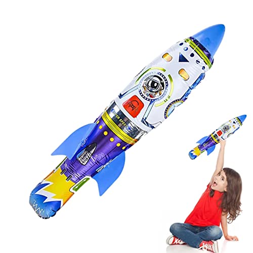 ZEKKLE Luftraketenwerfer im Freien | Handdrückendes Raketenauswurfspielzeug für Kleinkinder, Kinder, Kinder - Tragbarer interaktiver Raketenwerfer für Höfe, Gärten von ZEKKLE