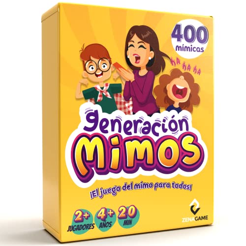 ZENAGAME Generation Mimes - Juego de mesa - Juego Familiar - Juego de cartas (200 cartas) von ZENAGAME