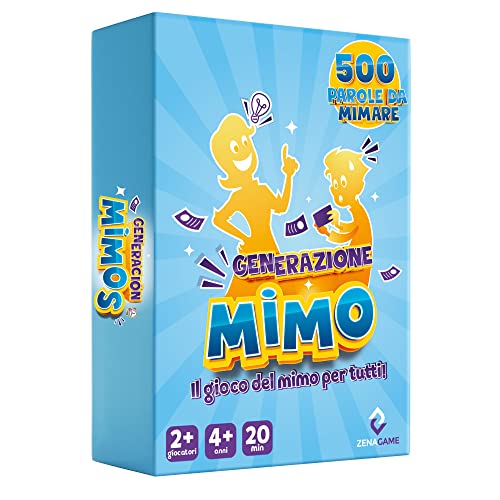 ZENAGAME Generazione Mimo Giochi da Tavolo - Gioco di Mimo - Giochi per Bambini e Adulti - Giochi in Scatola von ZENAGAME