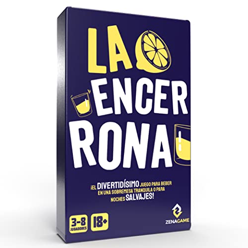 ZENAGAME La Encerrona, Juegos para Beber - Juegos de Beber Alcohol para Tus Veladas - Juegos de Mesa Adulto, Juegos de Cartas, Juegos Beber, Drinking Games ZENAGAME La Encerrona, Juegos para Beber - Juegos de Beber Alcohol para Tus Veladas - Juegos de Mesa Adulto, Juegos de Cartas, Juegos Beber, Drinking Games von ZENAGAME