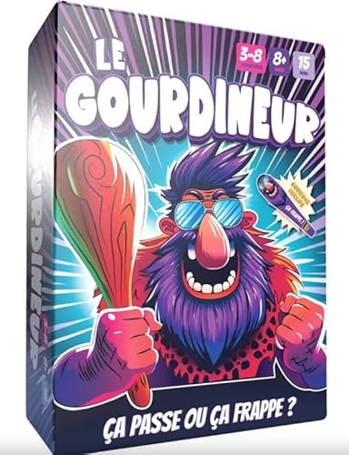Zenagame - Le Gourdineur – Gesellschaftsspiel für Familie und Party Game – 3 bis 8 Spieler – ab 8 Jahren – mit aufblasbarem Gourdin, Schiefer und Karten von ZENAGAME