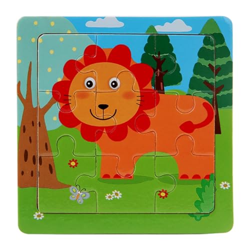 9pcs Toy Children Educational Puzzles for Children Boys Girls Adults Families and Kids Ages 3 and Up von ZEPFJHE