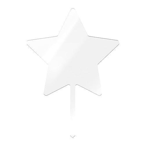 Acryl-Kuchenaufsätze, transparent, für Geburtstag, Hochzeit, Jahrestag, verschiedene Formen, 10 Blatt Acryl-Kuchenaufsätze, transparent, für Geburtstag, Hochzeit, Jahrestag, verschiedene Formen, 10 Blatt von ZEPFJHE