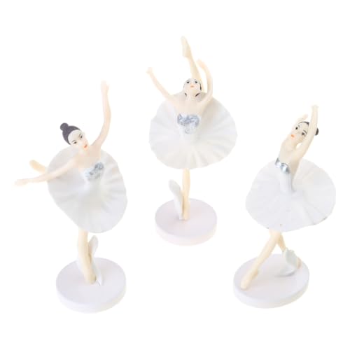 Ballett-Mädchen-Kuchendekorationen, Ballerinas, Kuchendekorationen für Mädchen, Prinzessin, Hochzeit, Geburtstag, Feiern, 3 Stück Ballett-Mädchen-Kuchendekorationen, Ballerinas, Kuchendekorationen für Mädchen, Prinzessin, Hochzeit, Geburtstag, Feiern, 3 Stück von ZEPFJHE