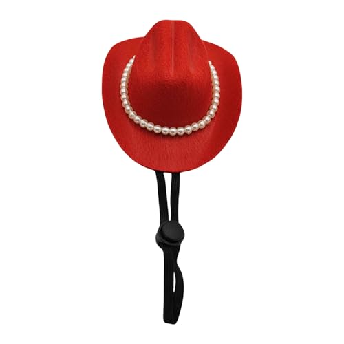 Eleganter Fedoras Hut für Hunde Urlaub Perlen Kopfbedeckung Kostüm Kopfbedeckung Hund Katzen Halloween Requisiten für Katzen Cowboyhut Groß Klein Kostüm Eleganter Fedoras Hut für Hunde Urlaub Perlen Kopfbedeckung Kostüm Kopfbedeckung Hund Katzen Halloween Requisiten für Katzen Cowboyhut Groß Klein Kostüm von ZEPFJHE