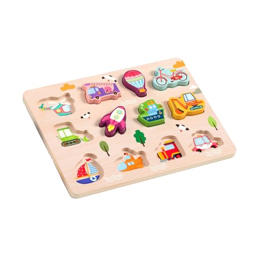 Für Kinder im Alter von 3–6 Jahren, Gemüse, Tiere, Fahrzeug, Obst-Puzzle, Lernblock-Spielzeug Für Kinder im Alter von 3–6 Jahren, Gemüse, Tiere, Fahrzeug, Obst-Puzzle, Lernblock-Spielzeug von ZEPFJHE
