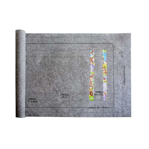 Große Puzzlematte für Enthusiasten, praktische Aufbewahrung und Reisen, optimiert das Puzzle (bis zu 1500 Stück) von ZEPFJHE