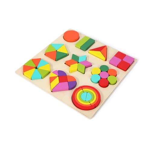 Kinder Formpassendes Spielzeug Lernen frühes pädagogisches Spielzeug Puzzle Spielzeug Hand-Augen-Koordinationstraining Spielzeug für die Schule von ZEPFJHE