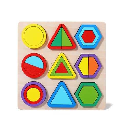 Kinder Formpassendes Spielzeug Lernen frühes pädagogisches Spielzeug Puzzle Spielzeug Hand-Augen-Koordinationstraining Spielzeug für die Schule von ZEPFJHE