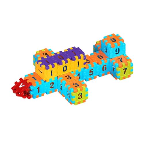 Kreatives Baustein-Set für Kinder, Lernspiel, mehrfarbig, interaktiv, Bausteine, Spielzeug-Set, 100 Stück Kreatives Baustein-Set für Kinder, Lernspiel, mehrfarbig, interaktiv, Bausteine, Spielzeug-Set, 100 Stück von ZEPFJHE