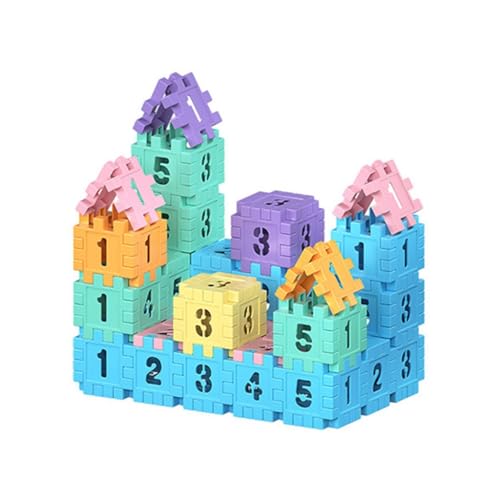 Kreatives Baustein-Set für Kinder, Lernspiel, mehrfarbig, interaktiv, Bausteine, Spielzeug-Set, 100 Stück Kreatives Baustein-Set für Kinder, Lernspiel, mehrfarbig, interaktiv, Bausteine, Spielzeug-Set, 100 Stück von ZEPFJHE