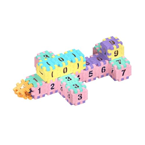 Kreatives Baustein-Set für Kinder, Lernspiel, mehrfarbig, interaktiv, Bausteine, Spielzeug-Set, 100 Stück Kreatives Baustein-Set für Kinder, Lernspiel, mehrfarbig, interaktiv, Bausteine, Spielzeug-Set, 100 Stück von ZEPFJHE