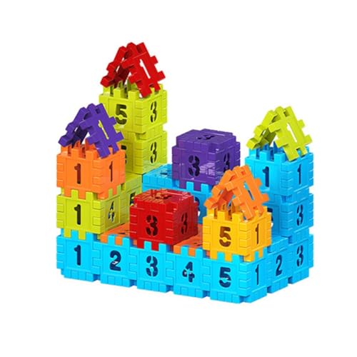 Kreatives Baustein-Set für Kinder, Lernspiel, mehrfarbig, interaktiv, Bausteine, Spielzeug-Set, 100 Stück Kreatives Baustein-Set für Kinder, Lernspiel, mehrfarbig, interaktiv, Bausteine, Spielzeug-Set, 100 Stück von ZEPFJHE