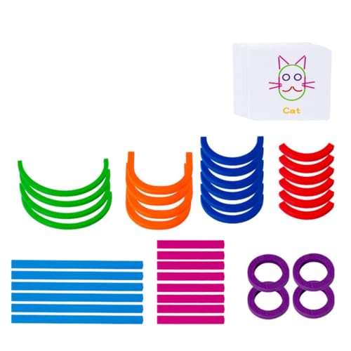 Regenbogen-Stick-Puzzle für Kinder, farblich passendes Spielzeug, Sortierspiel, Brettspielzeug, Entwicklungs-Problemlösung, Aktivitätsspielzeug Regenbogen-Stick-Puzzle für Kinder, farblich passendes Spielzeug, Sortierspiel, Brettspielzeug, Entwicklungs-Problemlösung, Aktivitätsspielzeug von ZEPFJHE