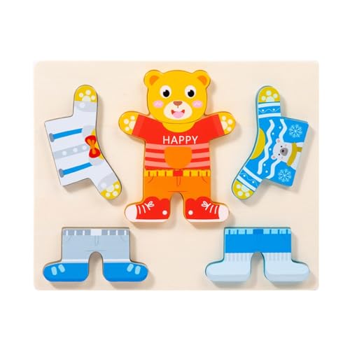 Spielzeug Bär Dress-Up Spiel Spielzeug für Kinder Mädchen Verbessern Sie die Phantasie Anziehen für Bär Nilpferd Kinder Tischspiel Spielzeug Bär Dress-Up Spiel Spielzeug für Kinder Mädchen Verbessern Sie die Phantasie Anziehen für Bär Nilpferd Kinder Tischspiel von ZEPFJHE