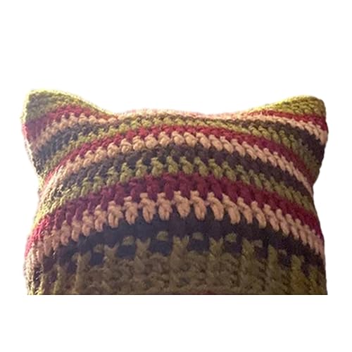 Strickmütze mit Totenkopf-Motiv, Winter, lässig, gestrickt, Mädchen, mit Anhänger, Slouchy Hat Strickmütze mit Totenkopf-Motiv, Winter, lässig, gestrickt, Mädchen, mit Anhänger, Slouchy Hat von ZEPFJHE