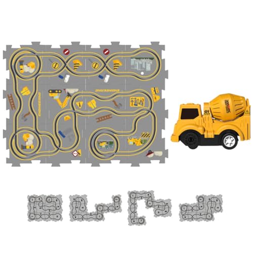 Track Assembling Puzzle Adventure Set für Jungen/Mädchen Geburtstagsgeschenke Realistische Strecke Weihnachten Thema Zug von ZEPFJHE