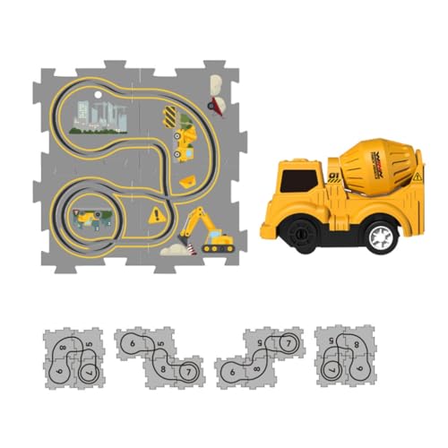 Track Assembling Puzzle Adventure Set für Jungen/Mädchen Geburtstagsgeschenke Realistische Strecke Weihnachten Thema Zug von ZEPFJHE