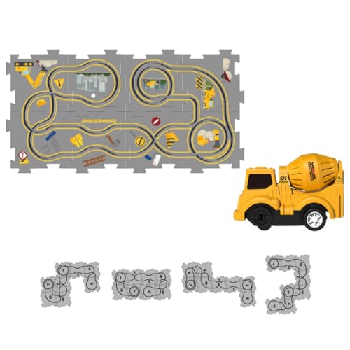 Track Assembling Puzzle Adventure Set für Jungen/Mädchen Geburtstagsgeschenke Realistische Strecke Weihnachten Thema Zug von ZEPFJHE