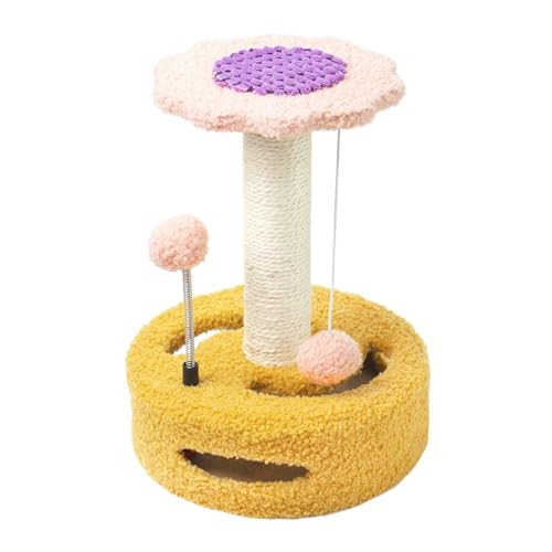 Vertikale Säule für mit Bahnbällen Basis Sonnenblumenform Sisalseil Pfosten baumelnde Bälle Set Vertikale Säule für mit Bahnbällen Basis Sonnenblumenform Sisalseil Pfosten baumelnde Bälle Set von ZEPFJHE