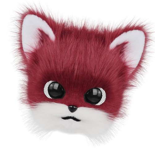 Weiche Plüschkatzen Maske Für Rollenspiele Kostümpartys Atmungsaktives Leichtes Design Perfekt Für Halloween Cosplay Event Atmungsabstimmung Rollenspiele Maske von ZEPFJHE
