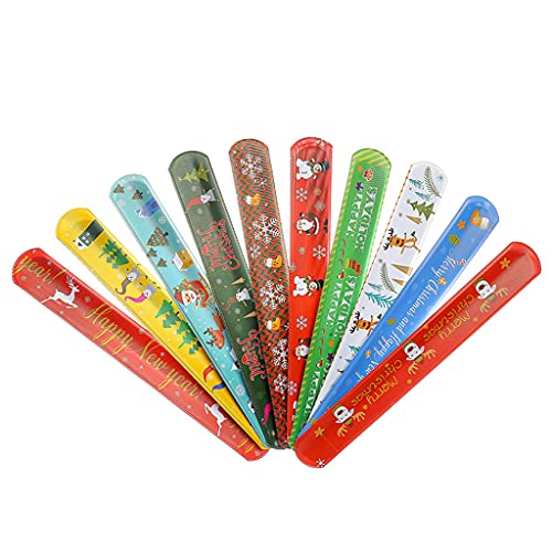 ZEPFJHE 30 Stück Weihnachten Slap Kinder für Weihnachten Mädchen Zubehör Lustige Geschenke Interaktiv ZEPFJHE 30 Stück Weihnachten Slap Kinder für Weihnachten Mädchen Zubehör Lustige Geschenke Interaktiv von ZEPFJHE