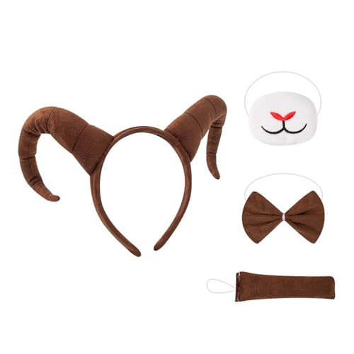 ZEPFJHE Antilopenkostüm Ohren Stirnband Schwanzkleider Zubehör Kits Halloween Antilope Kostüm Kleinkind Kid Animal Cosplay Kostüm ZEPFJHE Antilopenkostüm Ohren Stirnband Schwanzkleider Zubehör Kits Halloween Antilope Kostüm Kleinkind Kid Animal Cosplay Kostüm von ZEPFJHE
