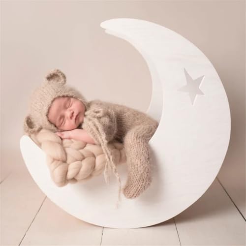 ZEPFJHE Baby-Fotografie-Requisiten, Anzug, Bärenohr, Motorhaube, lange Ärmel, Strampler, Neugeborenen-Foto-Body, Baby-Foto-Outfit ZEPFJHE Baby-Fotografie-Requisiten, Anzug, Bärenohr, Motorhaube, lange Ärmel, Strampler, Neugeborenen-Foto-Body, Baby-Foto-Outfit von ZEPFJHE
