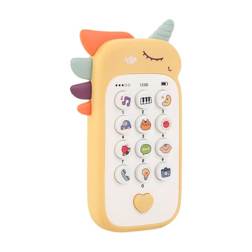 ZEPFJHE Baby Telefon Spielzeug Kaubarer Mobiler Puzzle Licht Sound Hand Auge Koordination Baby Lightup ZEPFJHE Baby Telefon Spielzeug Kaubarer Mobiler Puzzle Licht Sound Hand Auge Koordination Baby Lightup von ZEPFJHE