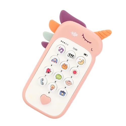 ZEPFJHE Baby Telefon Spielzeug Kaubarer Mobiler Puzzle Licht Sound Hand Auge Koordination Baby Lightup ZEPFJHE Baby Telefon Spielzeug Kaubarer Mobiler Puzzle Licht Sound Hand Auge Koordination Baby Lightup von ZEPFJHE