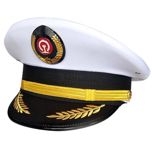 ZEPFJHE Captain Cap Halloween Party Hut für Erwachsene Maskeraden Cosplay für Halloween Rollenspiel Kostüm Hut für Frauen ZEPFJHE Captain Cap Halloween Party Hut für Erwachsene Maskeraden Cosplay für Halloween Rollenspiel Kostüm Hut für Frauen von ZEPFJHE