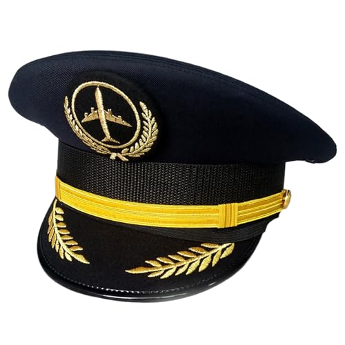 ZEPFJHE Captain Cap Halloween Party Hut für Erwachsene Maskeraden Cosplay für Halloween Rollenspiel Kostüm Hut für Frauen ZEPFJHE Captain Cap Halloween Party Hut für Erwachsene Maskeraden Cosplay für Halloween Rollenspiel Kostüm Hut für Frauen von ZEPFJHE
