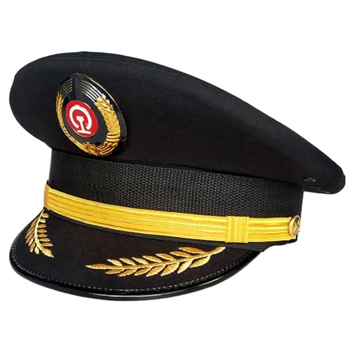 ZEPFJHE Captain Cap Halloween Party Hut für Erwachsene Maskeraden Cosplay für Halloween Rollenspiel Kostüm Hut für Frauen von ZEPFJHE