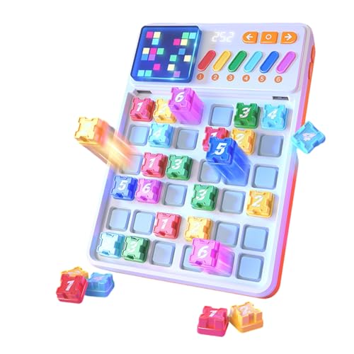 ZEPFJHE Compact Electronic Sudoku Brettspiel Mit Sprachanforderungen Logischer Fähigkeiten Builder 6-12 Jahre Elektronisches Logisches Brainstorming Spielzeug ZEPFJHE Compact Electronic Sudoku Brettspiel Mit Sprachanforderungen Logischer Fähigkeiten Builder 6-12 Jahre Elektronisches Logisches Brainstorming Spielzeug von ZEPFJHE
