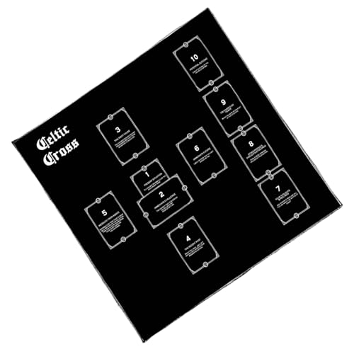 ZEPFJHE Divinations Card Tisch Stoff Wandteppiche Lesebericht Tarots Tischdecke Astrologys Hexerei Deck Tuch Wanddekoration von ZEPFJHE