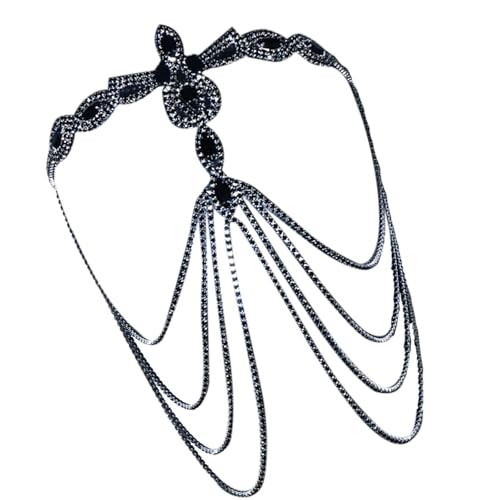 ZEPFJHE Elegan Black Maskerade Face Cover With Shimmering Rhinestones Mysterious Costume Accessory For Cosplay And Stage Performances Mysterious Costume Accessory ZEPFJHE Elegan Black Maskerade Face Cover With Shimmering Rhinestones Mysterious Costume Accessory For Cosplay And Stage Performances Mysterious Costume Accessory von ZEPFJHE
