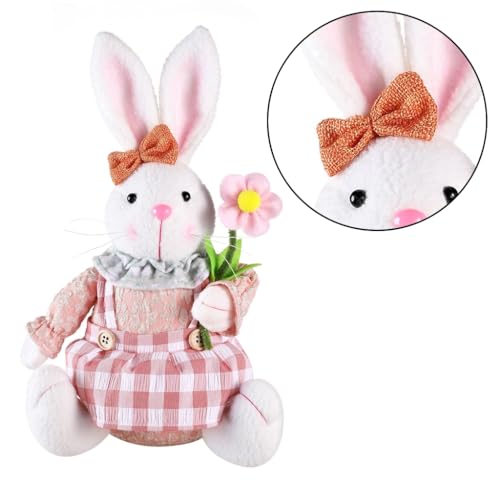 ZEPFJHE Frühlings Kaninchen Hasenfigur Für Party Dekoration Kinder Bunter Akzent Für Fensterbank ZEPFJHE Frühlings Kaninchen Hasenfigur Für Party Dekoration Kinder Bunter Akzent Für Fensterbank von ZEPFJHE
